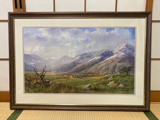 絵を飾っておうちの雰囲気を変えてみませんか 絵画風景画山 ゆう にかほのインテリア雑貨 小物 その他 の中古あげます 譲ります ジモティーで不用品の処分