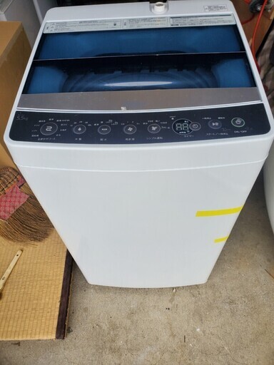 高年式2018年製 Haier 5.5kg 全自動洗濯機 縦型 JW-C55A-W CD1703 節水 すすぎ１回
