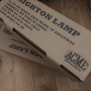 大人気家具ブランド ACME ブライトンランプ　２つセット