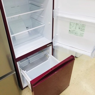 2ドア冷蔵庫 AQUA 2017年製 157L