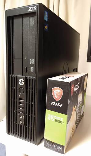 Wifi無線LAN対応/フォートナイト最高220fps/4K出力対応/3画面出力対応/ゲーミングPC/GTX1050ti/SSDで高速起動/メモリ8GB /80PLUS GOLD対応電源