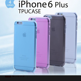新品iPhoneケース 6sプラス用 クリアピンク TPU