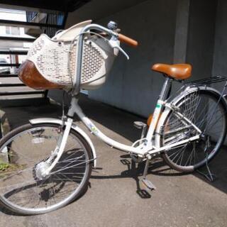 チャンピオンさん専用「オートライトママチャリ(27㌅)お引取限定[配達可]」 a.n.design-works 送料無料ヤクシン完全組立 自転車 27インチ