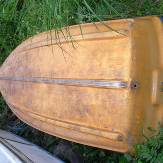 中古手漕ぎボート（本体のみ）2重底艇・1艇35000円 移動は