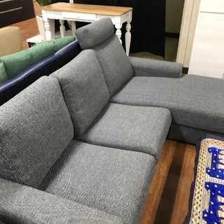 足が伸ばせるカウチソファー！状態も◎！