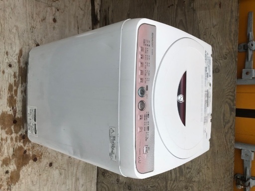 【配送設置込】2012年製 6.0kg 洗濯機 SHARP ES-GE60L 8330円