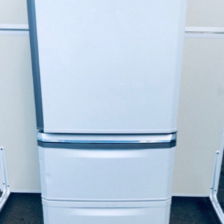 119番 三菱✨ノンフロン冷凍冷蔵庫✨MR-C34X-W‼️の画像
