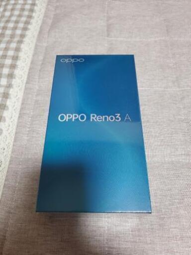 OPPO Reno3 A 128GB 白 ホワイト 新品未開封品