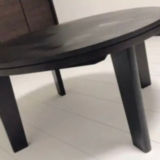 炬燵 こたつ 丸テーブル ブラック 68cm