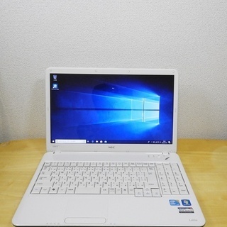 超人気綺麗なホワイトPC】NECでSSD240で爆速です。優良品です。
