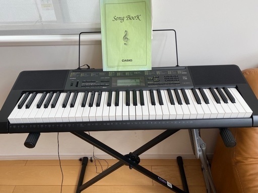 CASIO CTK-2200 電車キーボード 台付き