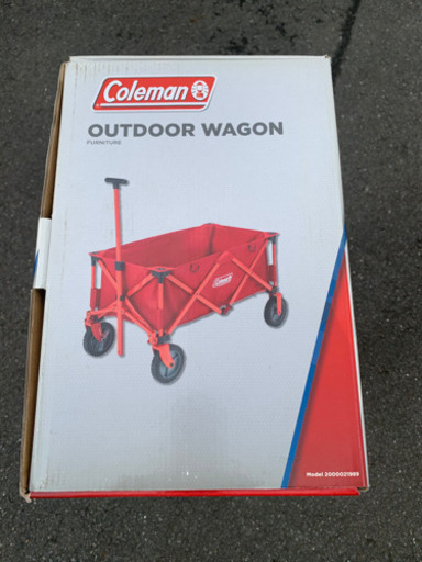 未開封　大人気Coleman(コールマン) 赤ワゴン　アウトドア　バーベキュー　BBQ
