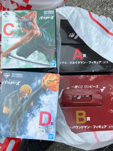 早7月4日限定！　一番くじ　ワンピース　バトルメモリーズ　A、B、C、Dセット！　おまけ付き 早7月4日限定！ 一番くじ ワンピース バトルメモリーズ A、B、C、D