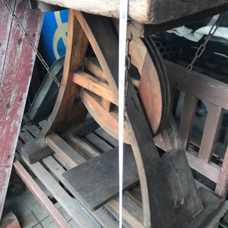 アンティークテーブル、毛糸巻き機テーブル、レトロなテーブル