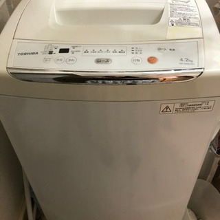 TOSHIBA 洗濯機　0円