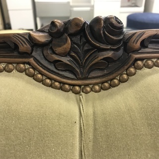 【愛品館八千代店】カリモク　ドマーニ　ルイシリーズ　3人掛ソファ　ロココ【愛八SF】