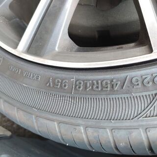 18インチアルミタイヤセット