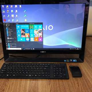 SONY VAIO 24インチ液晶一体型PC　Win10 Mic...