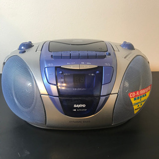 SANYO CDラジオカセットレコーダー