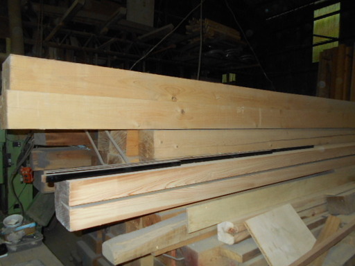 木材　檜　120x200　4M　構造材