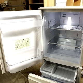 札幌近郊 送料無料 【シャープ】2ドア 冷凍冷蔵庫 137L SJ-D14C W 2017 