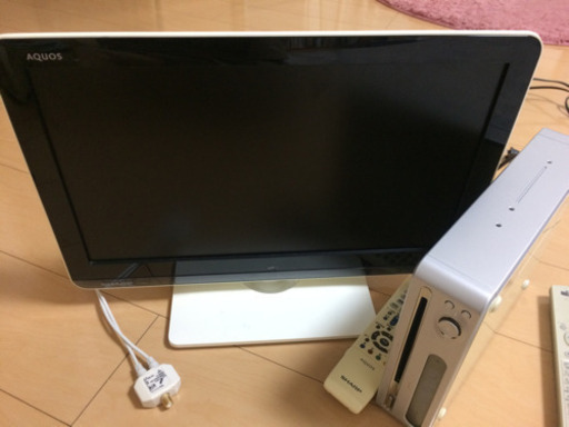 【成約済】AQUOSテレビ2010年製\u0026SONY DVDプレーヤー2005年製