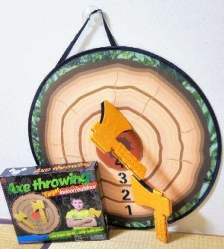 在宅自宅おもちゃパーティハロウィンクリスマスゲームアックススローイングゲームダーツおもちゃ的斧木こり海外製品輸入雑貨 F 初台のダーツの中古あげます 譲ります ジモティーで不用品の処分