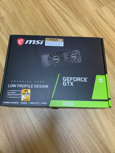 PCパーツ GeForce GTX 1650 4GT LP (MSI)