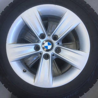 値下げ‼️BMW F30 320i ブリヂストンREVO GZ 205/60R16 純正アルミ付4本セット16×7.5J +37 ノーマルキャリパー用