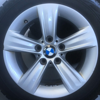 値下げ‼️BMW F30 320i ブリヂストンREVO GZ 205/60R16 純正アルミ付4本セット16×7.5J +37 ノーマルキャリパー用