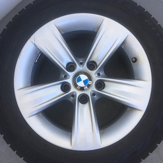 値下げ‼️BMW F30 320i ブリヂストンREVO GZ 205/60R16 純正アルミ付4本セット16×7.5J +37 ノーマルキャリパー用