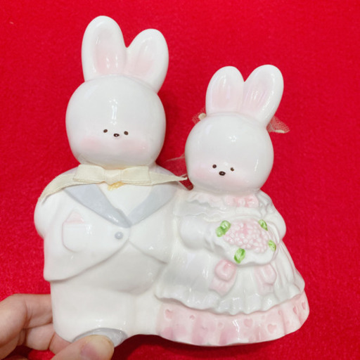 ウサギウエディング貯金箱 あゆみ 値引き不可 博多の生活雑貨の中古あげます 譲ります ジモティーで不用品の処分 ウサギウエディング貯金箱 あゆみ 値引き不可 博多の生活雑貨の中古あげます 譲ります ジモティーで不用品の処分