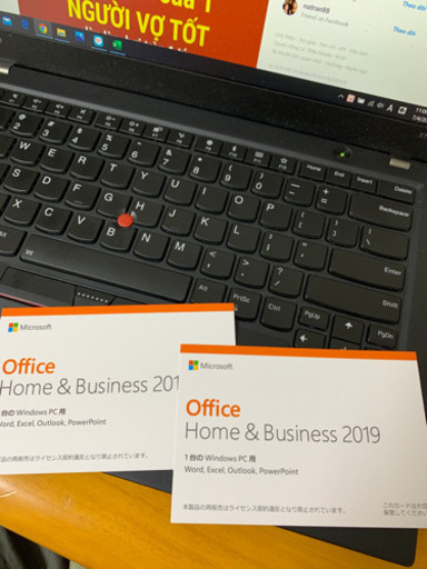 2枚【大阪府内配達可】　Office 2019Home\u0026Business パッケージ版