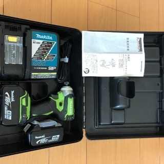 マキタ18Vインパクトドライバー　美品