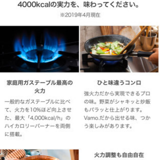 《売り切れました❗️》リンナイ Vamo プロパンガス専用　ガスコンロ