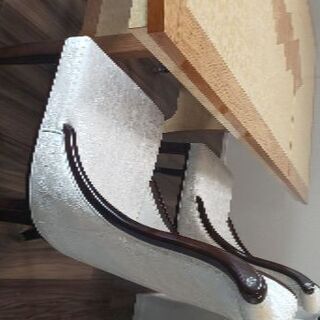 イタリア製 伸縮 ダイニングテーブル ２２０cm イス４脚付き