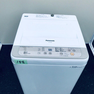 高年式‼️148番 Panasonic✨全自動電気洗濯機✨NA-F60B9