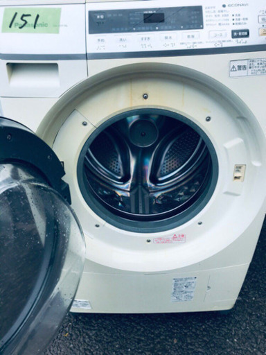 151番 Panasonicドラム式電気洗濯乾燥機NA-VD110L‼️ 151番 Panasonicドラム式電気洗濯乾燥機NA-VD110L‼️
