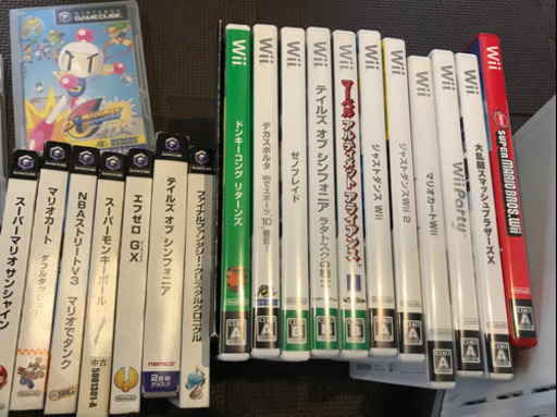 Wii、PS2、ゲームキューブ、DSライト、ソフトなど