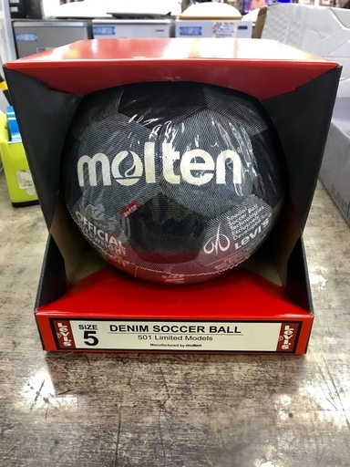 非売品 Levi's × molten コラボ デニム サッカーボール5号 Kemari87