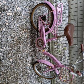 子供用自転車　a.n.desing 16インチ　ピンク