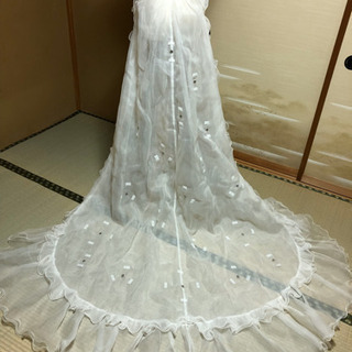 N ウエディングドレストレーンベースのみ あずき 河瀬のドレスの中古 古着あげます 譲ります ジモティーで不用品の処分