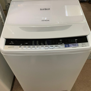 HITACHI BEATWASH 8.0kg BW-V80B 2017年製