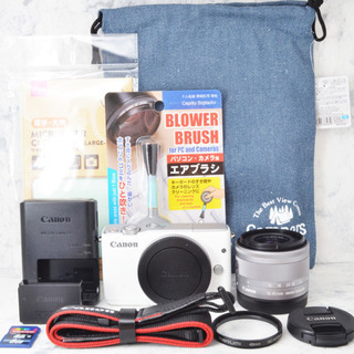 極上級●高性能ミラーレス●ビギナー向け●Wi-Fi内蔵●キャノン EOS M10 安心のゆうパック代引き発送！送料、代引き手数料無料！