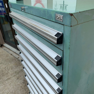 OSキャビネット１０段　工具箱　部品棚　鍵なし