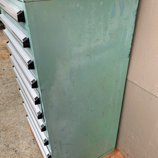 OSキャビネット１０段　工具箱　部品棚　鍵なし