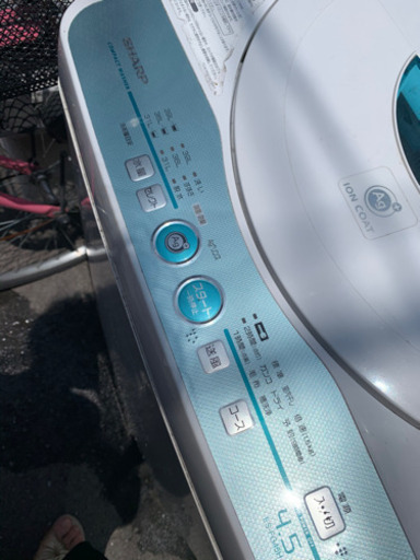 シャープ4.5キロ洗濯機