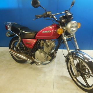 SUZUKI GN125H 赤 激安配送キャンペーン 諸経費無し...