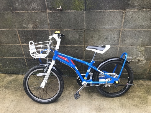 2年前程にアサヒで購入したマリオカート18インチキッズ自転車　大型でんでん虫付き