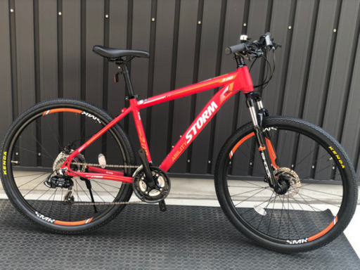 新売切■半額!!アビリティストーム275◇ハードテイルＭＴＢ ディスクブレーキ レッド27.5◇１台限り